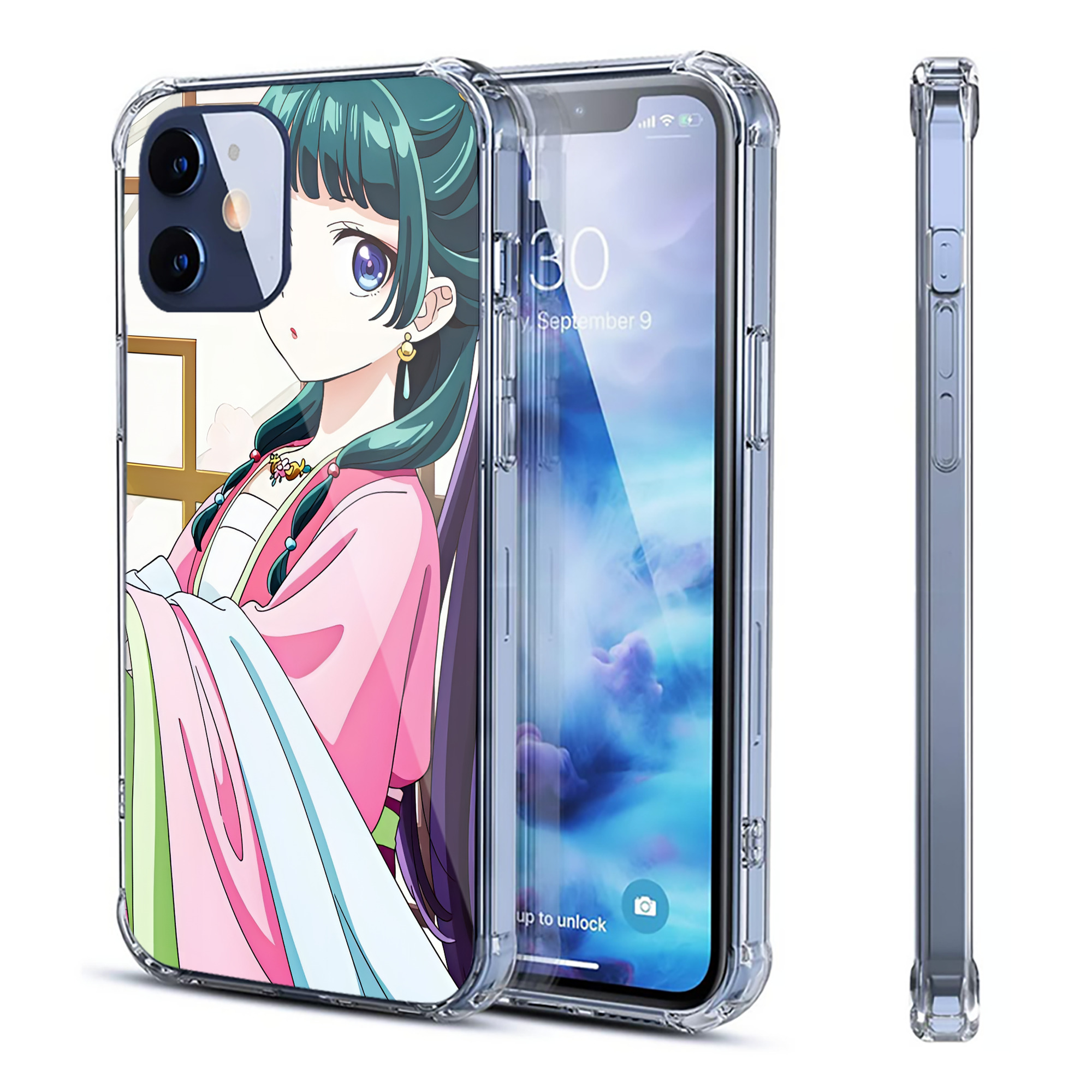 （画像用） 薬屋のひとりごと The Apothecary Diaries 【iPhone 12シリーズ対応】透明スマホケース（クリアソフトケース）